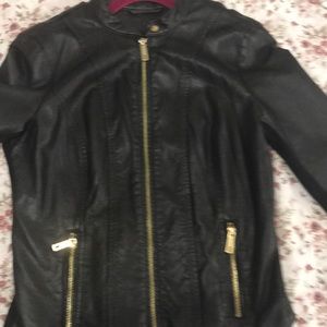 Kenneth Cole Reaction PM Faux Leather jacket